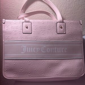 Juicy Couture Light Pink Embossed Handbag